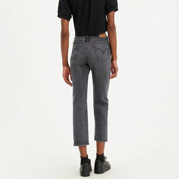 Levi’s washed black wedgie denim jeans - Picture 2 of 6